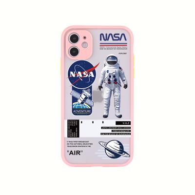 China Shockproof For iPhone Series Cover Cases NASA Astronaut Skin Touch Anti Scratch Hard PC Cases For iPhone 11/12/13 Pro Max for sale