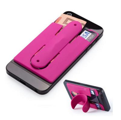 China Wholesale Custom Card Holder Adjustable With Mobile Phone Holder, Multi-Use Universal Sticker Silicon Smartphone Rubber Sleeve for sale