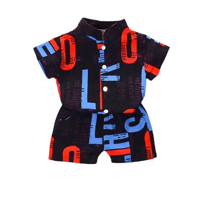 China Fashion\Comfortable Two-Piece Casual Love Printed Clothing\2020 T-shirt Shirt+Shorts Sets Baby Boys Summer Wear Baby Goods Clothing for sale