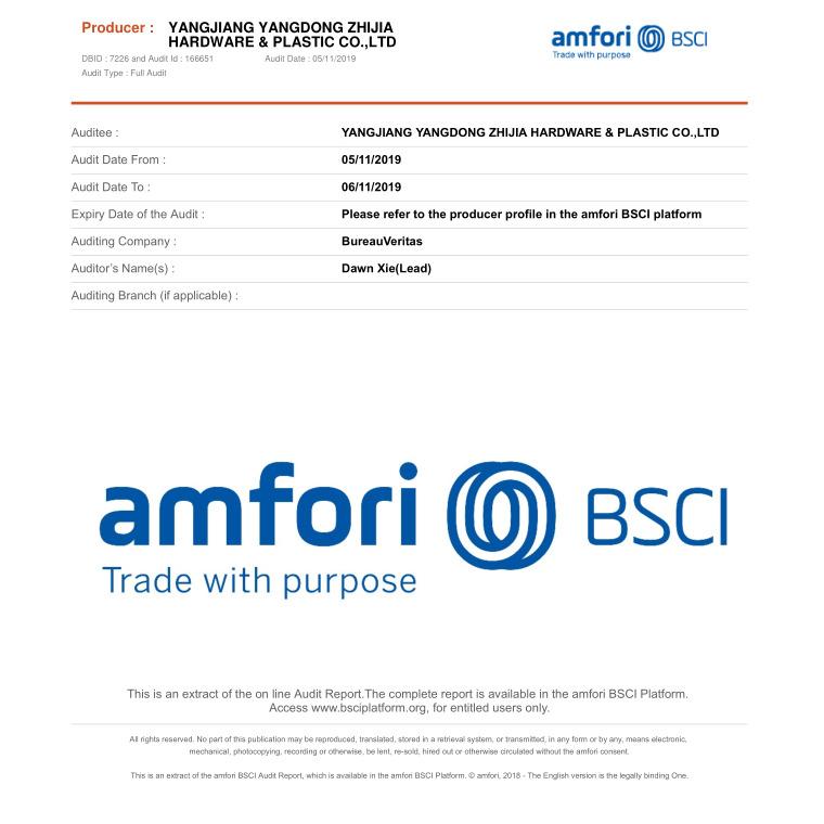 BSCI - Sunlife Enterprises (Yangjiang) Ltd.