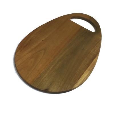 China Kitchen Tools Factory Wholesale Natural Acacia Wooden Chopping Board Easily Cleaned Wooden Chopper Double Sided for sale