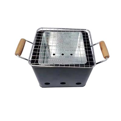 China Small Size Easily Cleaned Galvanized Steel Portable Charcoal BBQ Bucket Grill Outdoor BBQ Accessories for sale