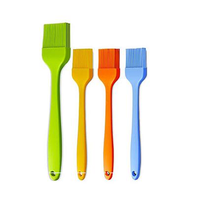 China Easily Cleaned BBQ Silicone Basting Brush Frying Oil Brush For Cooking BBQ Accessories Sauce Brush for sale