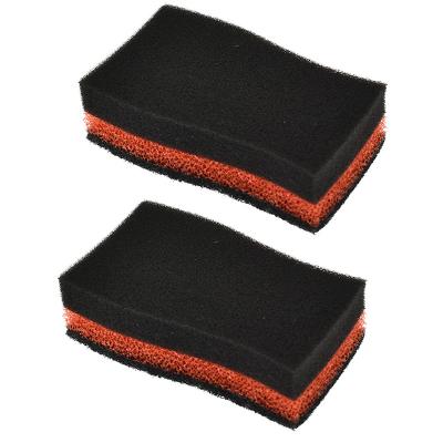 China NEW Sustainable Eco-Friendly Kitchen Dish Cleaning Sponge 2pk Pad Cleaning Household For BBQ Grill Cleaning for sale