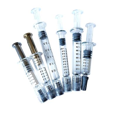 China Medical Care Custom Logo Print 1ml Luer Lock Glass Syringe for sale