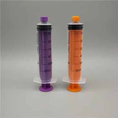 China Medical Care Disposable Colored Enteric Feeding Syringe With Iso / Ce Enfit Syringes for sale