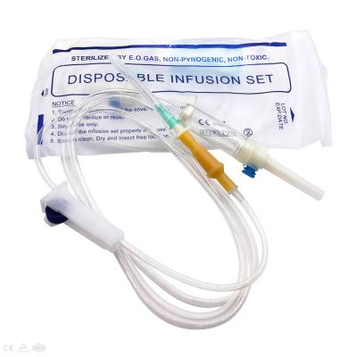 China Injection Medical Products Serum Infusion Set Disposable Iv Infusion Set With Drip Champer for sale