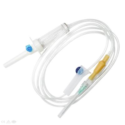 China Hot Selling Medical Single Use Injection Iv Infusion Giving Infusion Set With Burette for sale