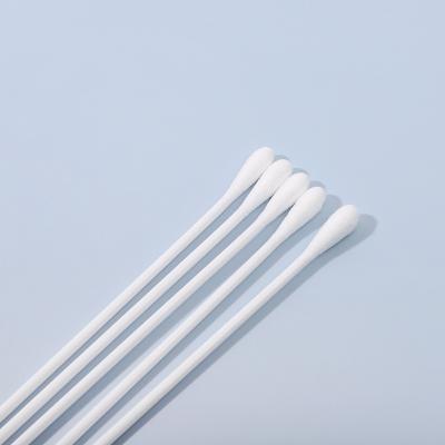 China Medical Plastic Stick Single Head Cotton Swab for sale