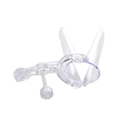 China Used for vaginal dilation and cervical examination. Transparent Non-Toxic Vaginal Speculum Customized Disposable Medical Aseptic Dilator for sale