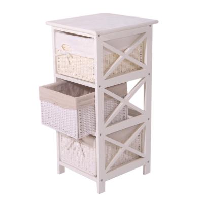 China Factory Offer Solid Wood Mini Cabinet Rack Cheap Wooden Furniture With Drawers for sale