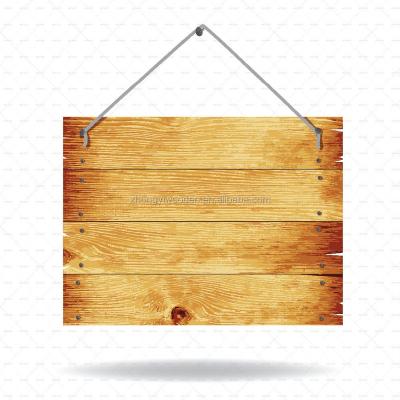 China Europe Natural Wood Panel Decorative Outdoor Wood Craft Wall Hanging Wall Sign Wood Sign for sale