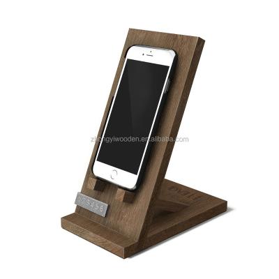 China Innovation and new design phone stand solid wood hot sale wooden phone stand for sale for sale