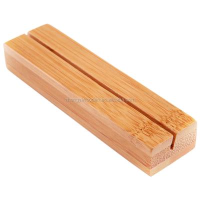 China Wholesale Europe Business Card Holder Menu Business Card Holder Wooden Solid Wood for sale