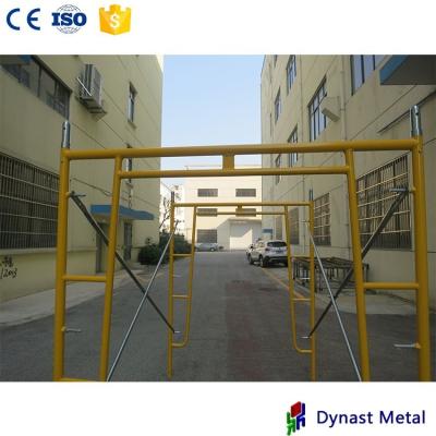 China Industrial Ladder Q235 Steel Frame Tubular Scaffolding for sale