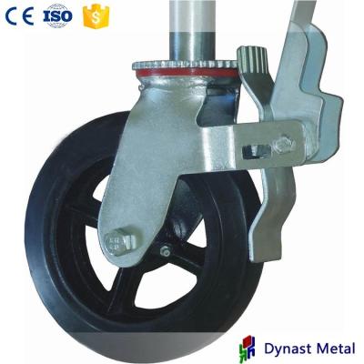 China 5inch 6inch 8inch 10inch 12inch Industrial Jack Casters For Mobile Scaffolding System for sale