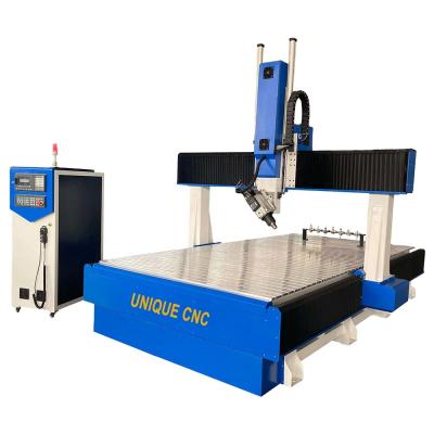 China Building Material Stores Rigid High Precision 4 Axis CNC Router For Wood Model Mold Mold for sale