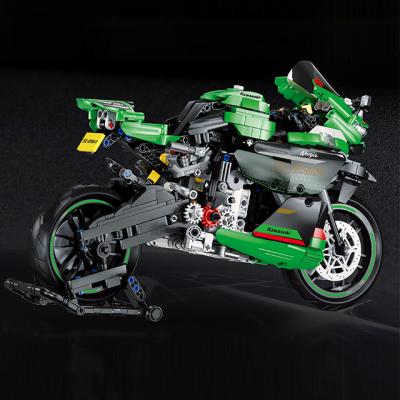 China DIY TOY Children's Educational Toys With Motorcycle Building Blocks for sale