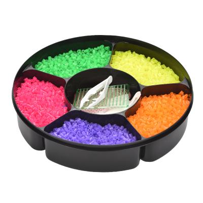 China Parent-child communication brand new product made in China children's educational puzzle toy puzzle pieces 7500 luminous colorful beans for sale