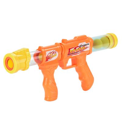 China Parent-child Communication Target Frame Aim Soft Net Bag Oxford Cloth Bullet Series Shooting Soft Game Tactical Toys For Kids Aim Double Frame Gun Set for sale