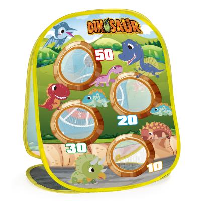 China Parent-child communication aiming frame cloth children's tactical series toys sticky sandbag ball throwing board double-sided for sale