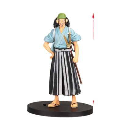 China Decorate 4PC Wano Country Luffy Sanji Figure Sauron Usop Kimono One Piece Ornaments for sale