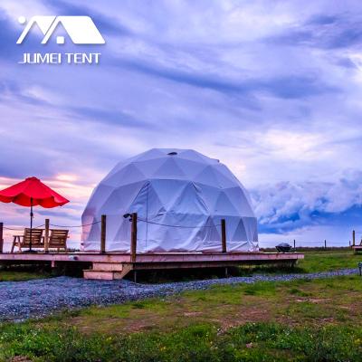 China Family Glamping Waterproof Prefab Geodesic Dome Waterproof Tent for sale