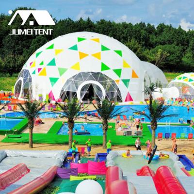 China Large waterproof geodesic dome tent for amusement park and vending event for sale