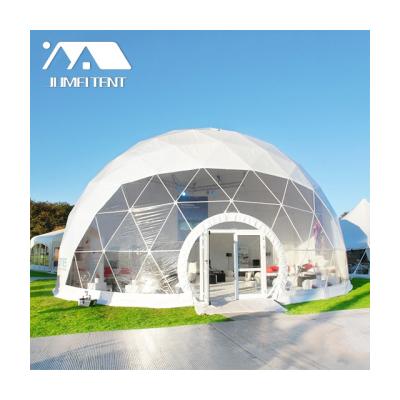 China Fireproof Outdoor 20m Large Event PVC Waterproof Transparent Dome Tent For Sale for sale