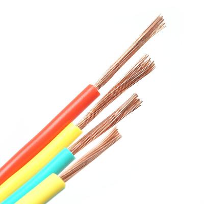 China Overhead PVC Insulated Flexible Copper Wire BV / BVR Cable House Wiring for sale