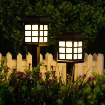 China Dahao Antique Lighting Amazon Hot Sale LED Lawn Decoration Small House Solar Palace Lights Patio Atmosphere Garden Lights for sale