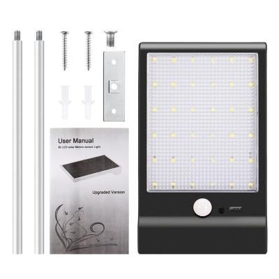 China Factory direct sale ultra-thin price 36LED outdoor waterproof garden light motion sensor ultra-low wall light outdoor waterproof street lamp for sale