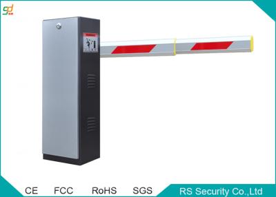 China 100 Watt Road Safety Car Boom Barriers With Steel Door Material for sale