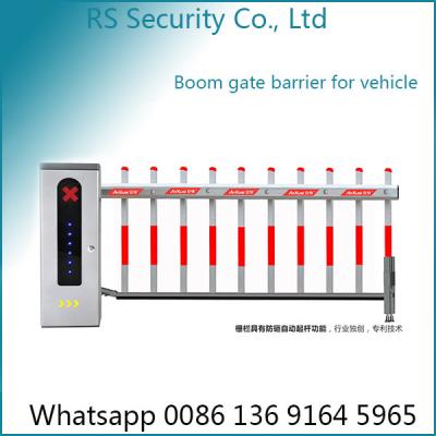 China Anti Smashing Parking Lot Electric Boom Barrier Gate Operator 3-6m Arm Length for sale