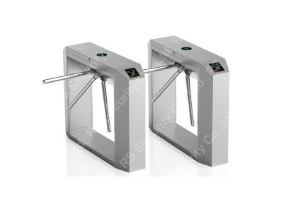 China Fingerprint Waist Height Turnstiles Access Controllers Tripod Turnstile Gate for sale