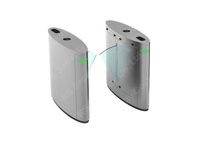 China Automatic Security Waterproof Flap Barrier Gate Electric Double Wing Turnstile for sale