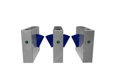 China Factories Bi-Directional  Flap Barrier Gate White Wing  IR Sensor Pedestrian for sale