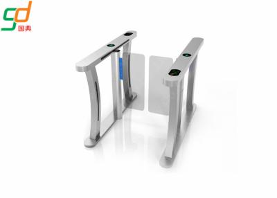 China Luxury High Speed Supermarket Swing Gate , Rfid Card Turnstile Security Systems for sale