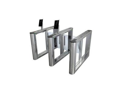 China OEM Supermarket Swing Barrier Gate,1.5 Thickness 304 Stainless Steel Turnstile for sale