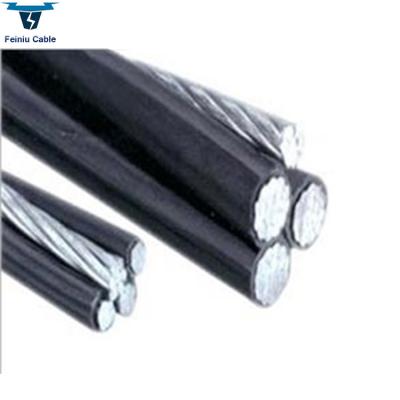 China Aerial Aluminum Twisted Cable ABC Cable 3 Phase Wire 70mm2 Power Cable for sale