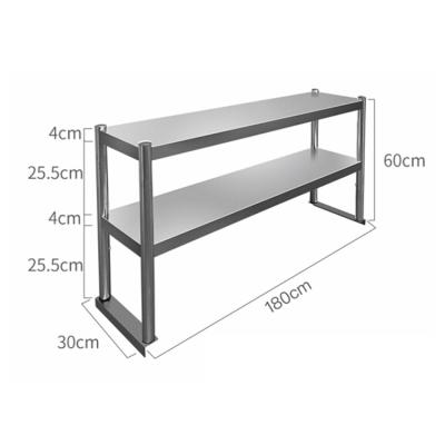 China Modern Kitchen Shelf Stainless Steel Assemblable 3 Layers Household Use Storage Rack Rack for sale