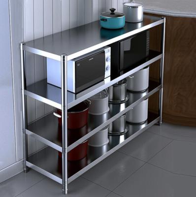 China Minimalist Hospital Stainless Steel Shelf 4 Layers For Lab for sale