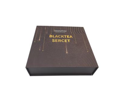 China Hot Stamping Embossed Custom Logo Luxury Custom Gift Box Rectangle for sale