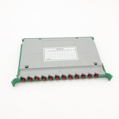 China [Guangjia] FTTH Fiber Optic FTTH 12 Cores Termination Distribution Tray For ODF for sale