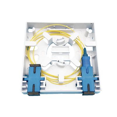 China Ftth MANUFACTURER FTTH ABS Wall Outlet Box 86 Junction Box Optical SOCKET BOX ATB for sale