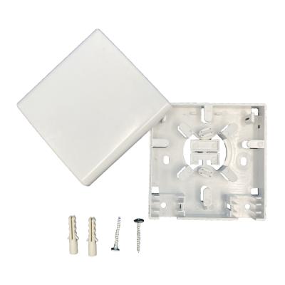 China Ftth 86 ATB FTTH ACCESS ABS END BOX WITH WALL MOUNTED SC ADAPTER SOCKET BOX FACEPLATE for sale