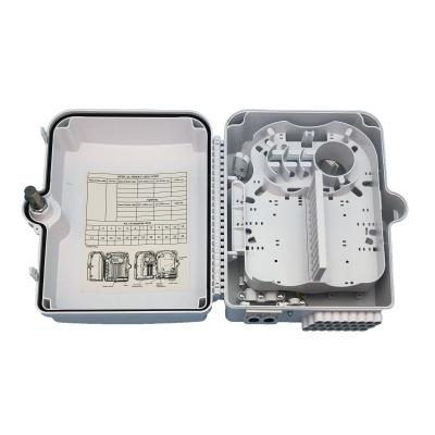 China FTTH [Cixi Guangjia] FTTH Fiber Optic NAP 24 Core Distribution Box Customized Logo Terminal Box PlasticABS for sale