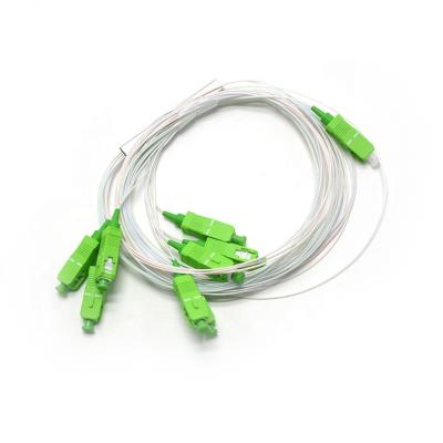 China FTTH Manufacturer SC APC PC Fiber Optic PLC Splitter 1x8 / Fibra Optica Splitter for sale