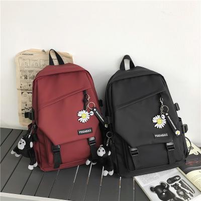 China 2021 New High Quality Waterproof Travel Backpack Oxford High School Backpack Material Student Bag Backpack for sale