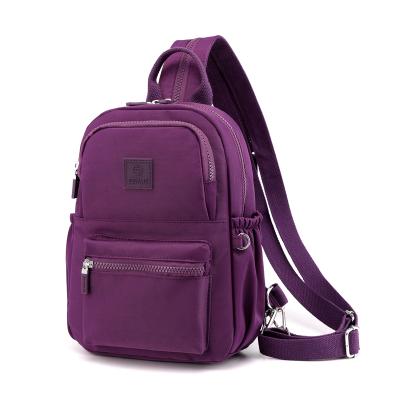 China Fashionable Mini Backpack Waterproof Simple Style Backpack Diaper Bag Small Lightweight School Bags for sale